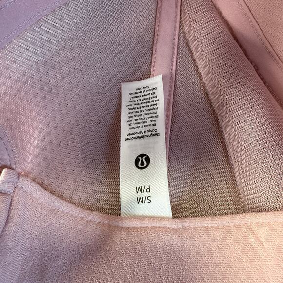 Lululemon Classic Trucker Hat Logo Pink Adjustable Snap Back Sz S/M - Picture 8 of 8